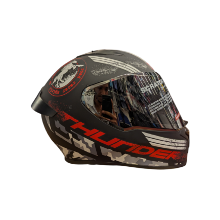 STUDDS - THUNDER - BLACK/RED/WHITE