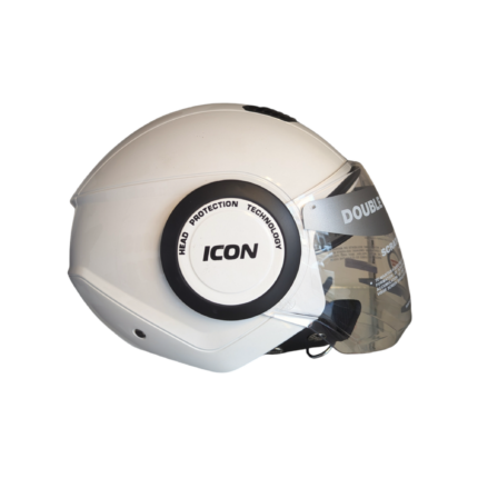 STUDDS ICON - OPEN FACE - WHITE