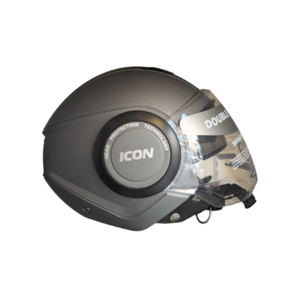 STUDDS ICON - OPEN FACE - GUN GREY